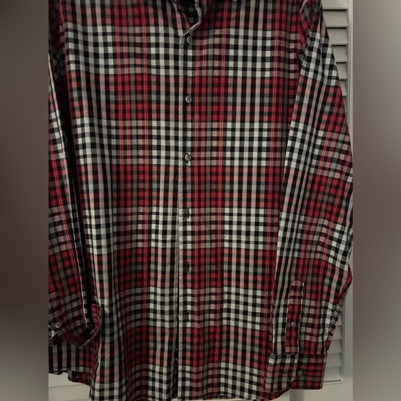 Tasso Elba men’s button down shirt. Sz XL (17-17.5) 100% cotton. - Picture 4 of 6